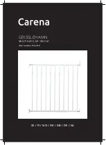 Предварительный просмотр 1 страницы Carena GRISSLEHAMN MULTI GATE Manual