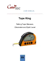 Caretec Tape King User Manual предпросмотр