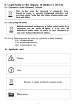 Preview for 8 page of Caretec Turbo 6 User Manual