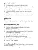 Preview for 18 page of CareTech Gloria User Manual