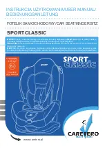 Caretero Sport Classic User Manual preview