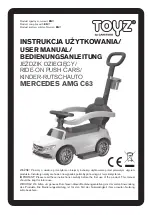 Preview for 1 page of Caretero toyz MERCEDES AMG C63 User Manual