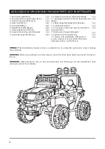 Предварительный просмотр 4 страницы Caretero TOYZ TIMUS User Manual