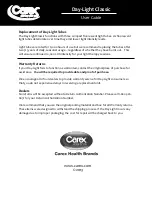 Предварительный просмотр 8 страницы Carex Day-Light Classic User Manual