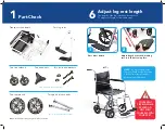 Предварительный просмотр 2 страницы Carex Transport Chair Instructions