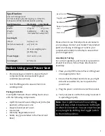 Preview for 3 page of Carex Uplift Premium Power Lifting Seat User Manual