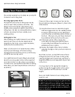 Preview for 4 page of Carex Uplift Premium Power Lifting Seat User Manual