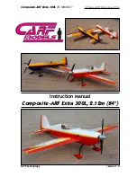 Carf-Models Composite-ARF Extra 300L Instruction Manual предпросмотр