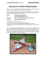 Предварительный просмотр 5 страницы Carf-Models Composite-ARF Yak-55 SP Instruction Manual