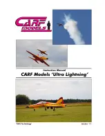 Предварительный просмотр 1 страницы Carf-Models Ultra Lightning Instruction Manual