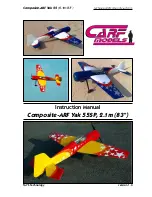 Carf-Models Yak 55SP Instruction Manual preview