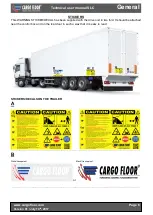 Preview for 6 page of Cargo Floor CF500 SLC Technical  User'S Manual