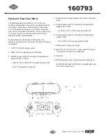 Предварительный просмотр 3 страницы Cargo 160793 User Manual