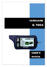 Preview for 1 page of Carguard G 7050 User Manual