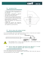 Preview for 11 page of CARIF 450 BA Instruction Manual