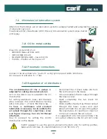 Preview for 38 page of CARIF 450 BA Instruction Manual