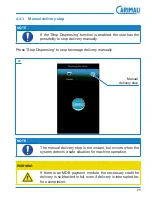 Предварительный просмотр 25 страницы Carimali Armonia Ultra User Manual