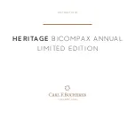 Carl F. Bucherer HERITAGE BICOMPAX ANNUAL Instructions Manual preview