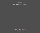 Предварительный просмотр 1 страницы Carl F. Bucherer PATRAVI SCUBATEC Instruction Manual