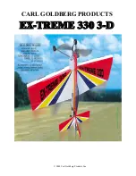 Предварительный просмотр 1 страницы Carl Goldberg Products EX-TREME 330 3-D Assembly Manual