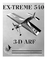 Preview for 1 page of Carl Goldberg Products Ex-treme 540 Manual