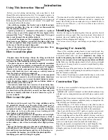 Preview for 3 page of Carl Goldberg Products Gentle Lady User Manual