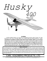 Carl Goldberg Products Husky 400 Manual preview