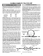 Preview for 21 page of Carl Goldberg Products Sr. Falcon Instructions Manual