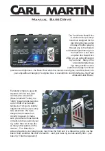 Carl Martin Bass Drive Manual preview