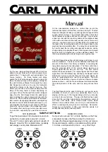 Preview for 1 page of Carl Martin Red Repeat 2016 Manual