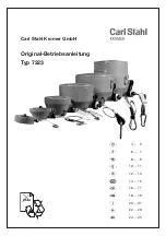 Carl Stahl Kromer 7223 Operating Instructions Manual предпросмотр