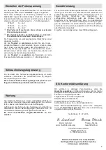 Preview for 5 page of Carl Stahl Kromer 7223 Operating Instructions Manual