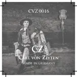 Предварительный просмотр 1 страницы Carl von Zeyten CVZ 0016 Manual