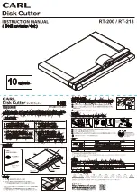 CARL RT-200 Instruction Manual preview