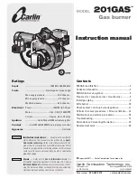 Carlin 201GAS Instruction Manual preview