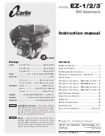 Preview for 2 page of Carlin EZ-1 Manual Supplement