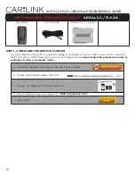 Preview for 12 page of CarLink CLBTLR Installation & Programming Manual