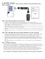 Preview for 15 page of CarLink CLBTLR Installation & Programming Manual