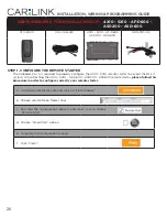 Preview for 26 page of CarLink CLBTLR Installation & Programming Manual