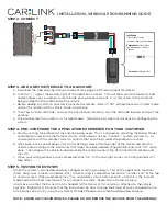 Preview for 27 page of CarLink CLBTLR Installation & Programming Manual