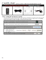 Preview for 30 page of CarLink CLBTLR Installation & Programming Manual