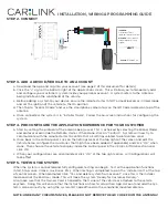 Preview for 33 page of CarLink CLBTLR Installation & Programming Manual