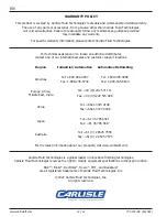 Предварительный просмотр 12 страницы Carlisle 183G-1000 Service Manual