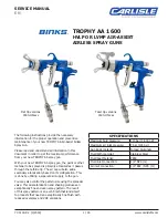 Предварительный просмотр 1 страницы Carlisle Binks 1600-HF Series Service Manual