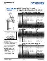 Preview for 1 page of Carlisle Binks 183S Series Service Manual