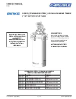 Carlisle BINKS 183S2 Service Manual предпросмотр