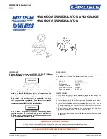 Carlisle BINKS DEVILBISS HAR-600 Service Manual предпросмотр