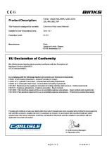 Предварительный просмотр 2 страницы Carlisle BINKS MX44046 Series Instruction Manual