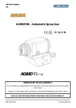 Carlisle DeVILBISS AGMDPRO-102-HV30C-K Service Manual preview