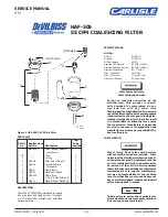 Preview for 1 page of Carlisle DEVILBISS HAF-505 Service Manual